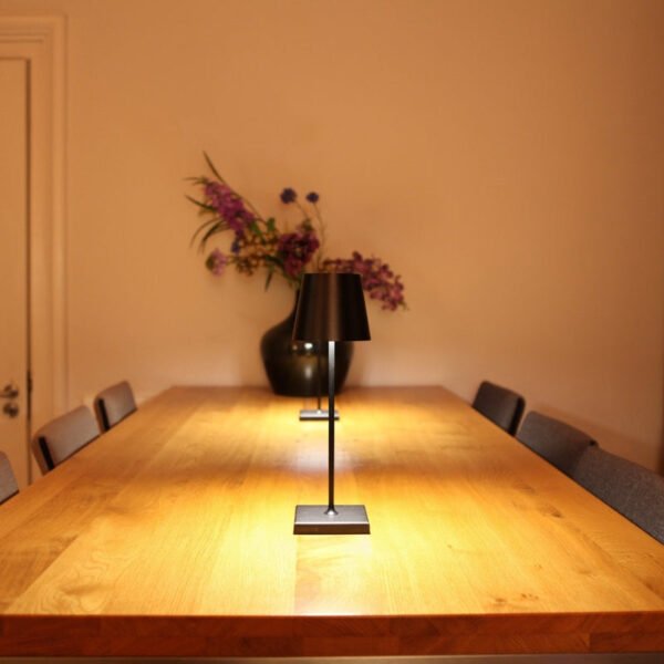 Dimmbare Tischlampe LunaGlow - Tragbar und Elegant - Image 16