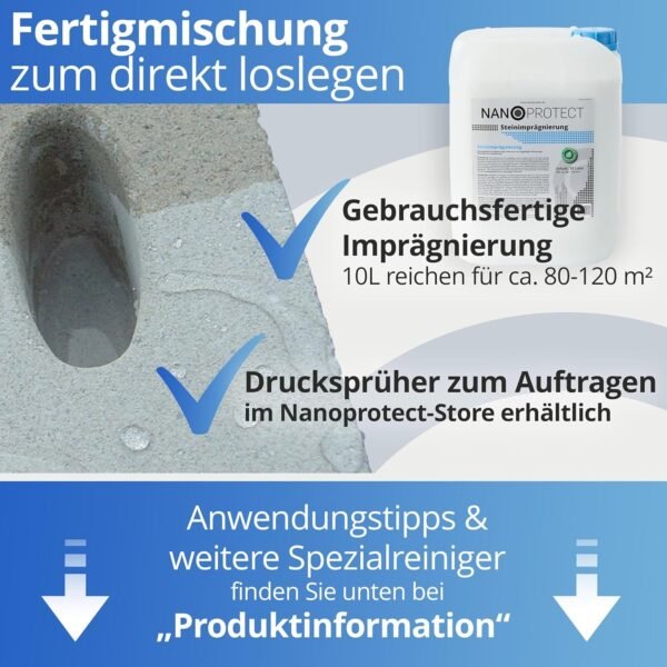 Nanoprotect Steinimprägnierung Steinversiegelung - Image 7