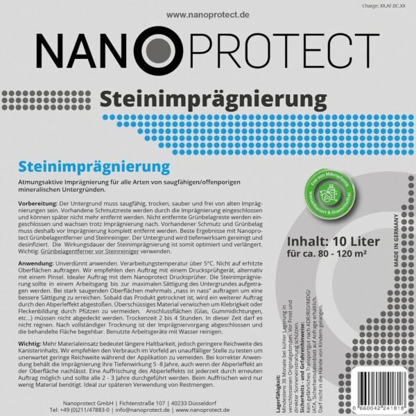 Nanoprotect Steinimprägnierung Steinversiegelung - Image 8